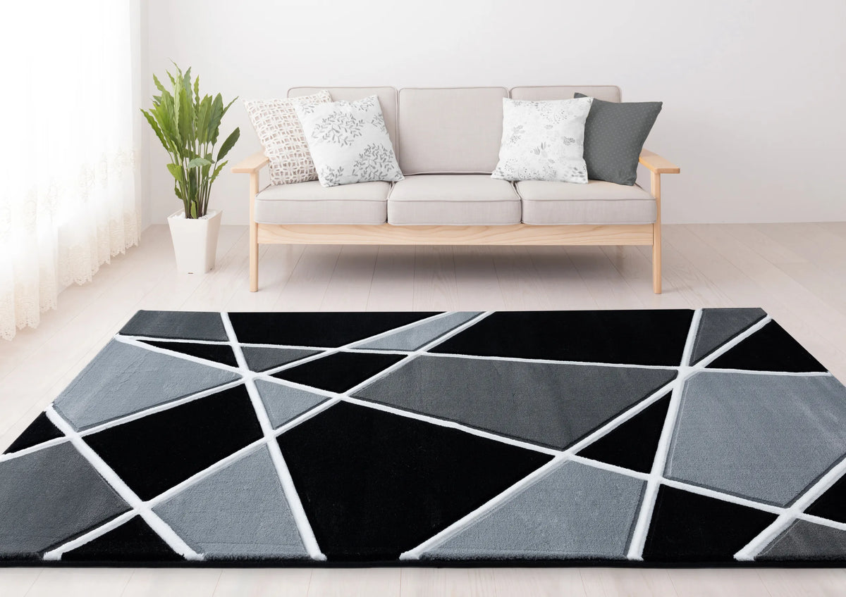 United Weavers Bristol Kanza Grey Rug - room scene