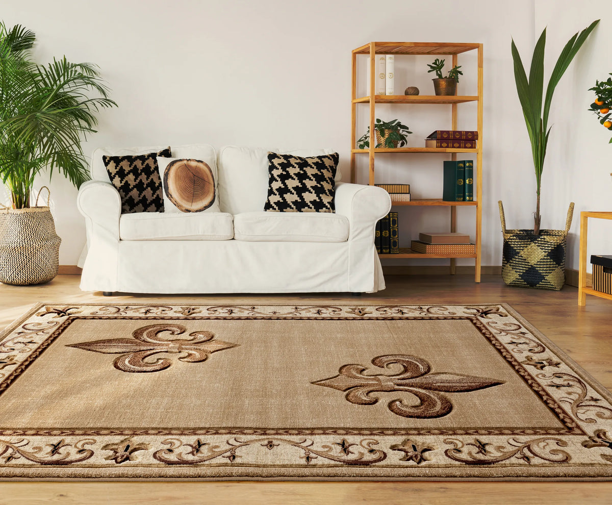 United Weavers Bristol Lilium Beige Rug - room scene