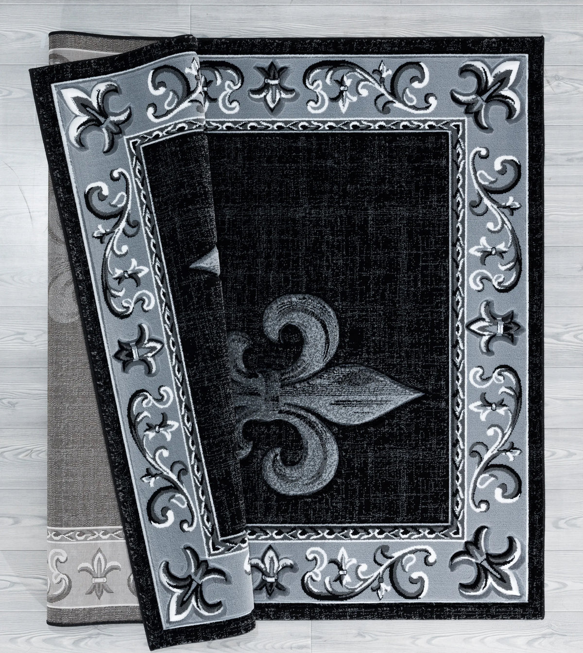 United Weavers Bristol Lilium Grey Rug - backing detail