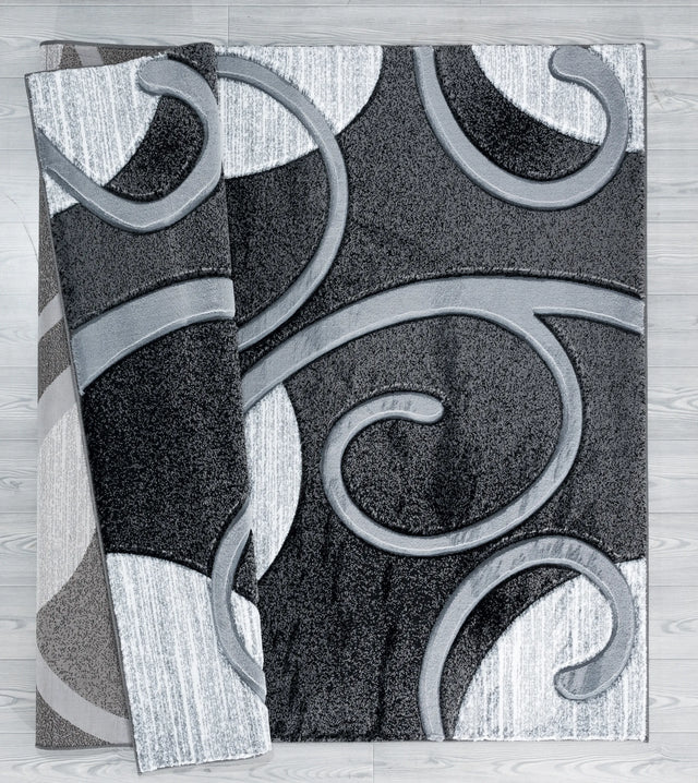 United Weavers Bristol Riley Grey Rug - backing detail