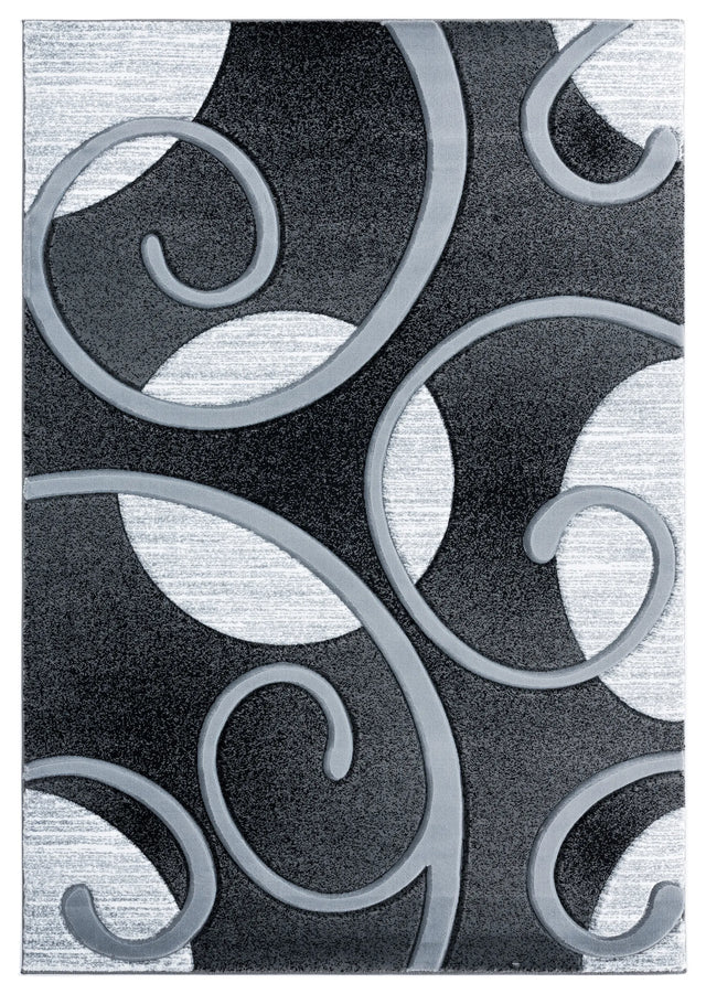 United Weavers Bristol Riley Grey Rug - front view