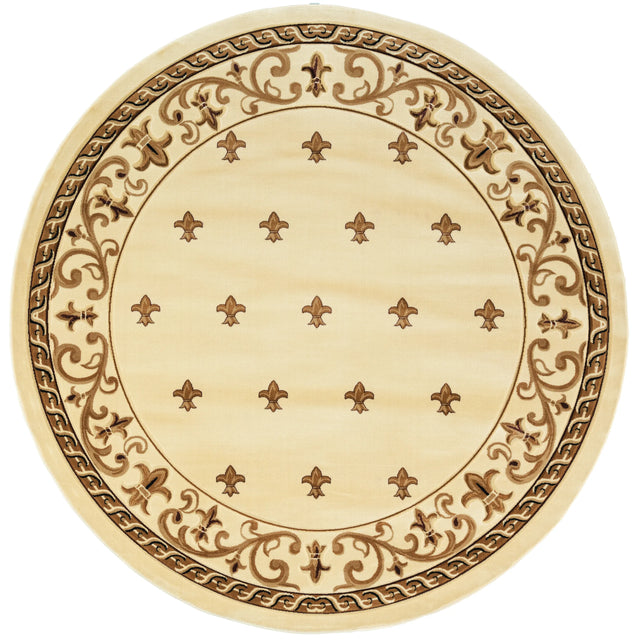 United Weavers Bristol Wington Beige Rug - round front view