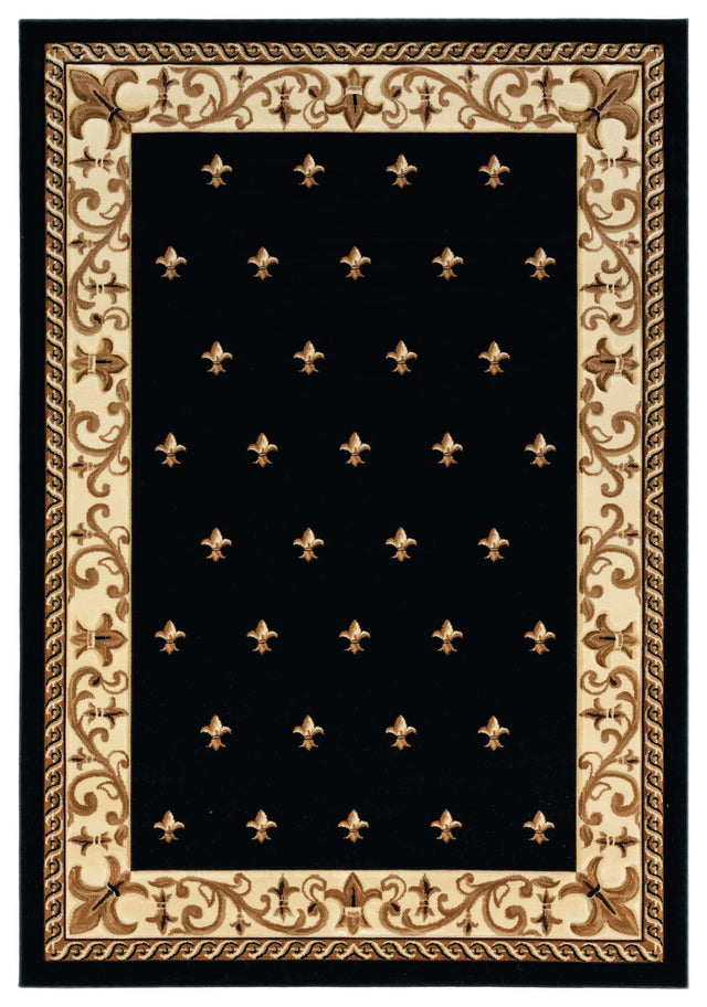 United Weavers Bristol Wington Black Rug - front view