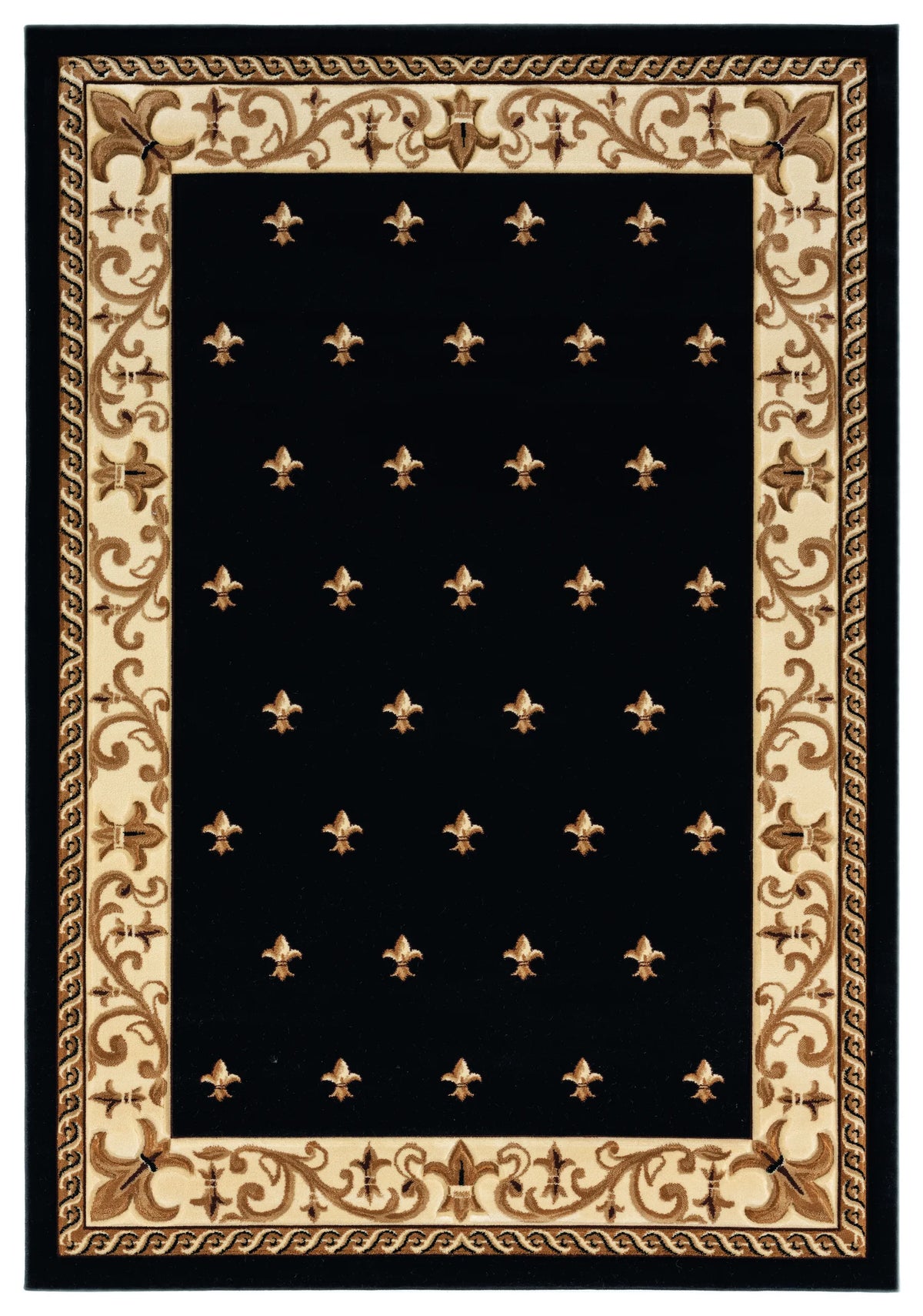 United Weavers Bristol Wington Black Rug - front view