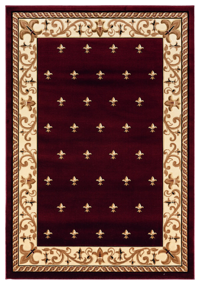 United Weavers Bristol Wington Burgundy Rug - front view