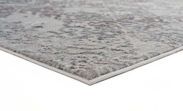 United Weavers Cascades Marblemount Plum Rug - angle view