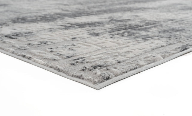United Weavers Cascades Mazama Grey Rug - angle view