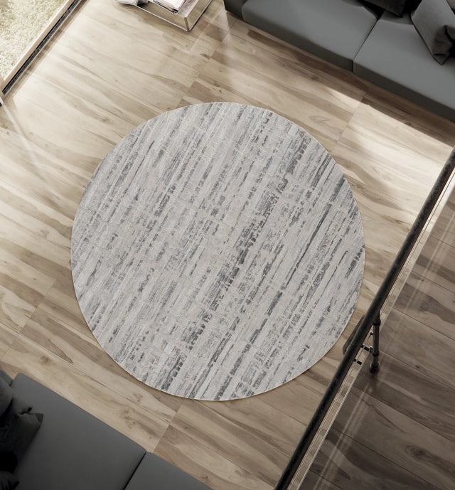 United Weavers Cascades Rainier Multi Rug - round room scene