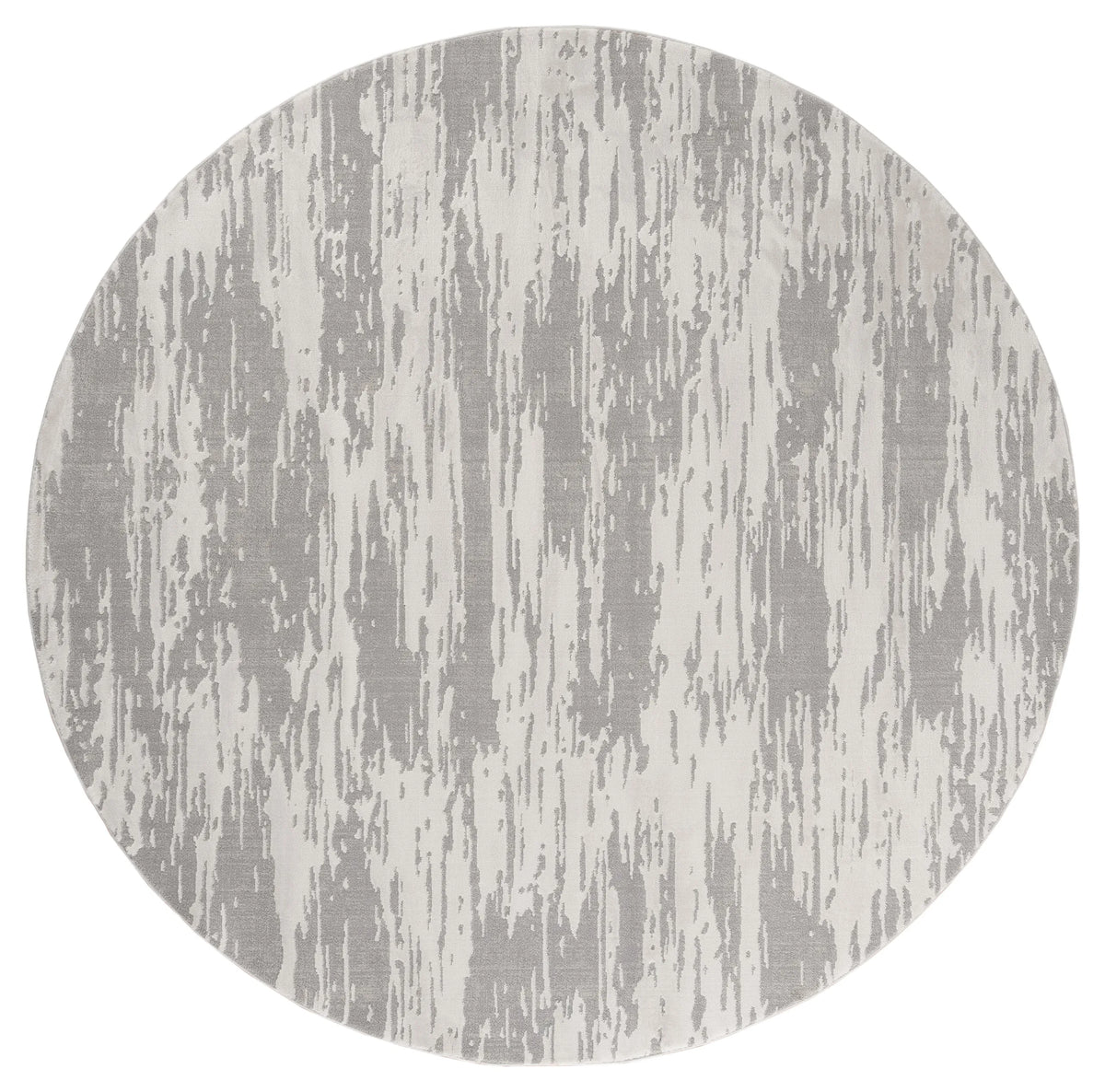 United Weavers Cascades Salish Silver Rug - round front view