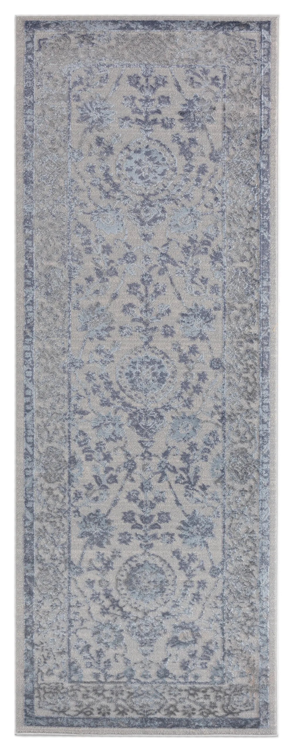 United Weavers Cascades Shasta Blue Rug - runner front view