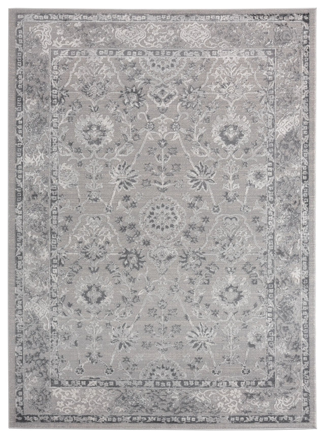United Weavers Cascades Shasta Grey Rug - front view