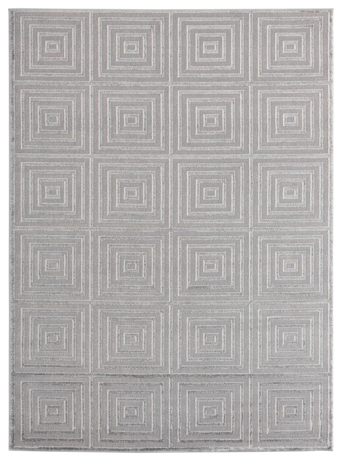 United Weavers Cascades Tehama Silver Rug - front view