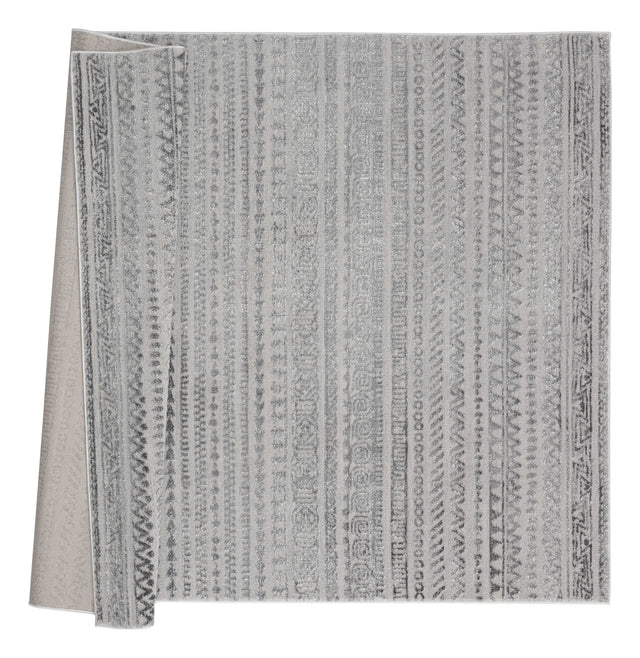 United Weavers Cascades Yamsay Grey Rug - backing detail