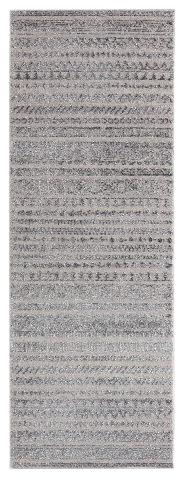 United Weavers Cascades Yamsay Grey Rug - runner front view