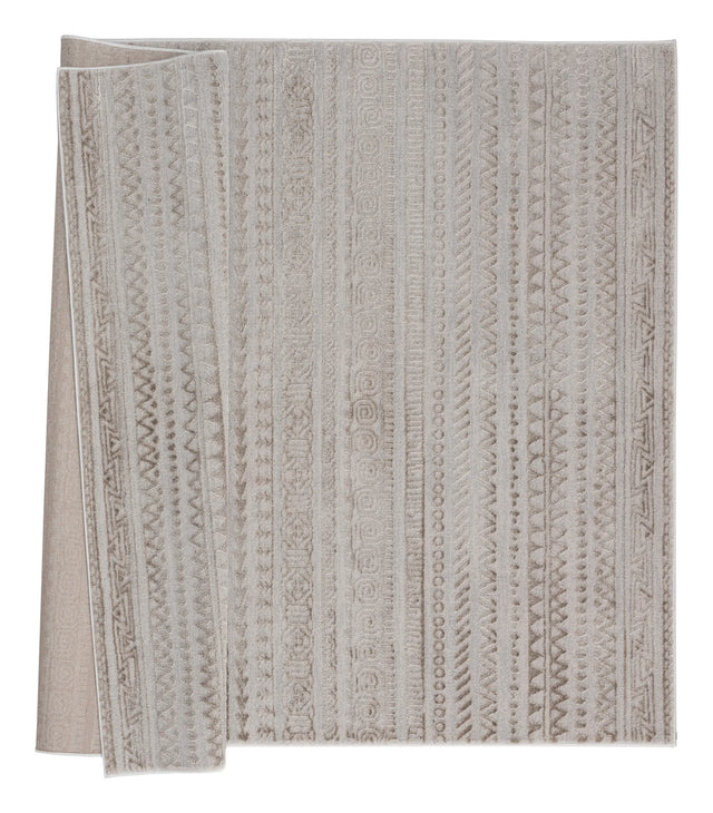 United Weavers Cascades Yamsay Wheat Rug - backing detail