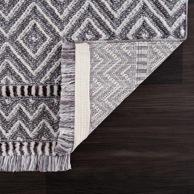 United Weavers Chelsea Houska Grey Rug - backing detail