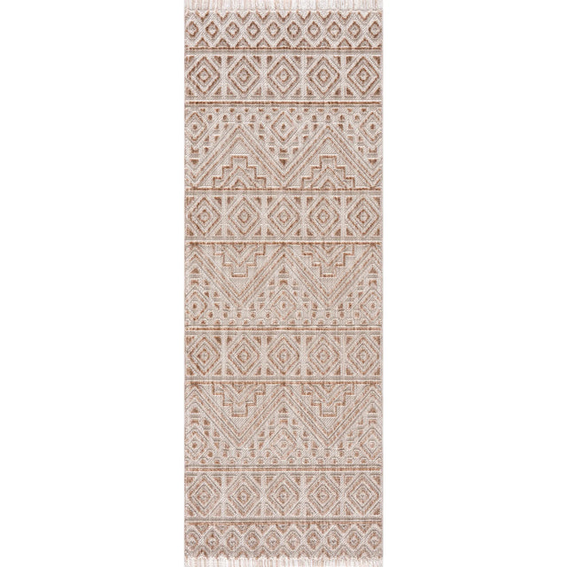 United Weavers Chelsea Kane Brown Rug - runner front view