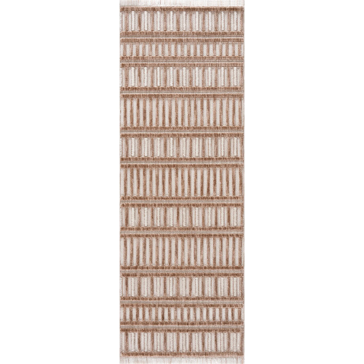 United Weavers Chelsea Yeager Brown Rug - runner front view