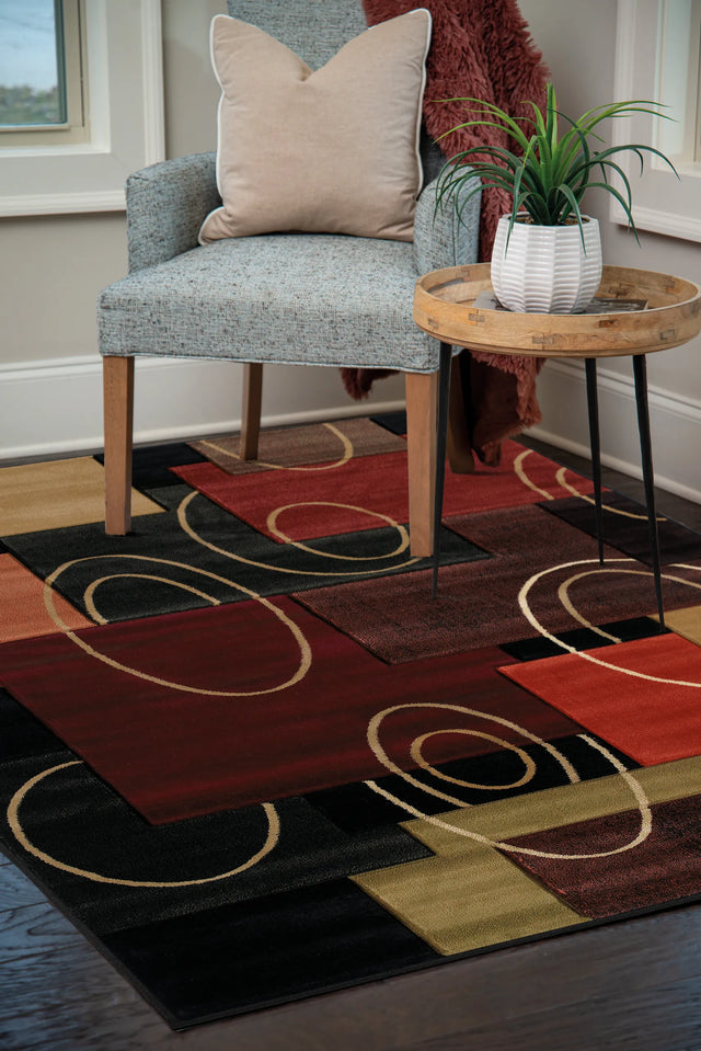 United Weavers Contours Cha Onyx Rug - room scene