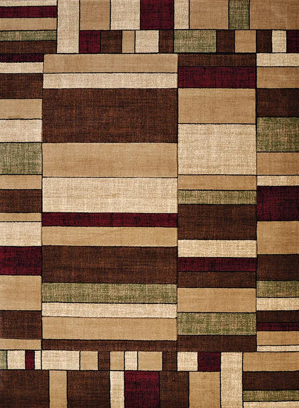 United Weavers Contours Echelon Burgundy Rug - front view
