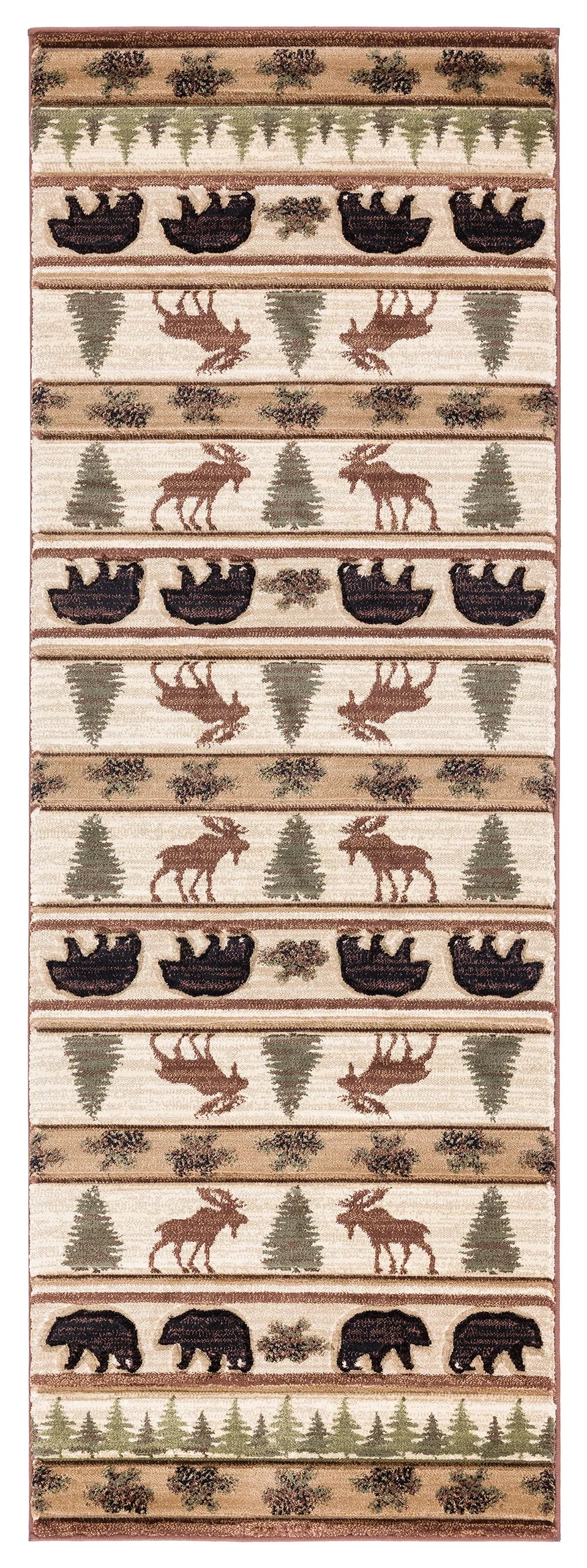 United Weavers Cottage Adler Beige Rug - runner front view