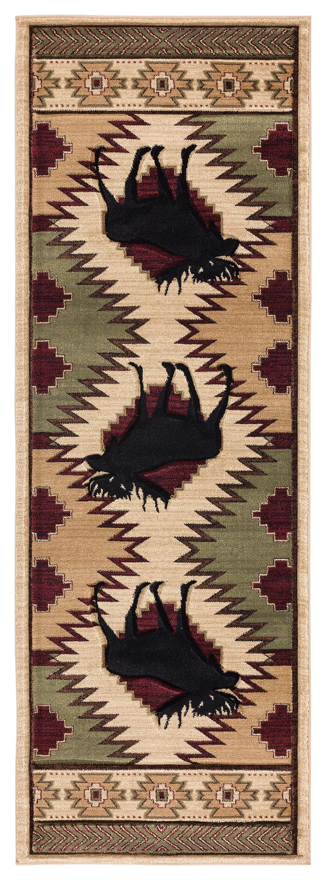 United Weavers Cottage Elka Beige Rug - runner front view
