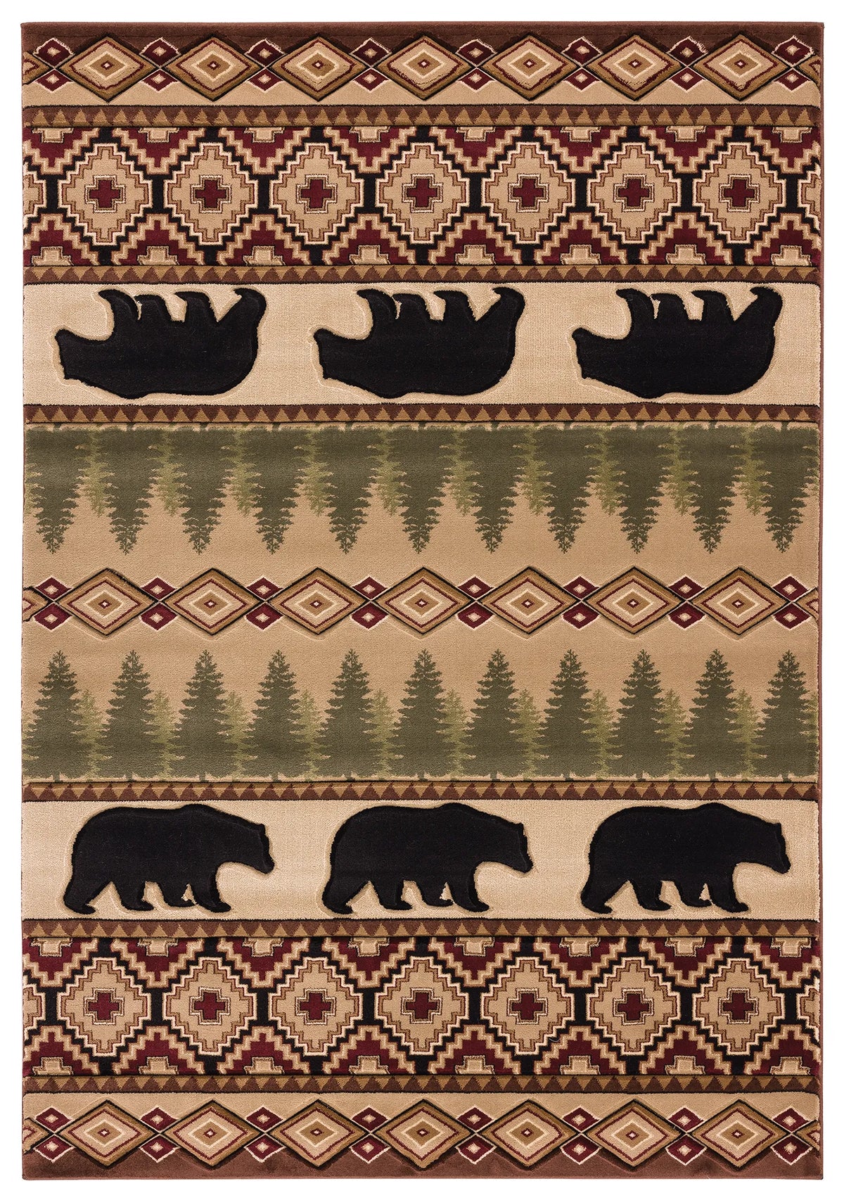 United Weavers Cottage Faywood Beige Rug - front view