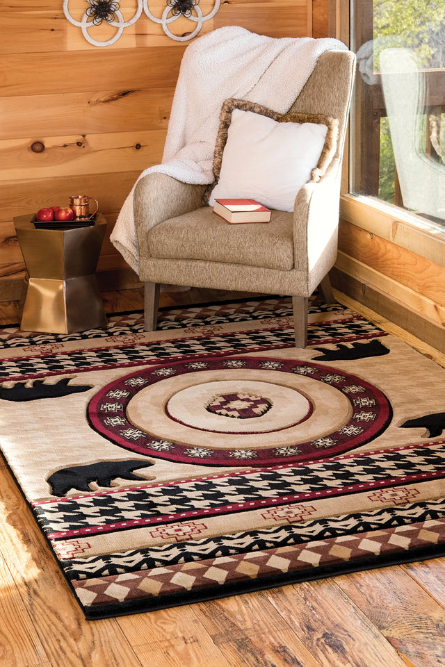 United Weavers Cottage Haven Beige Rug - room scene