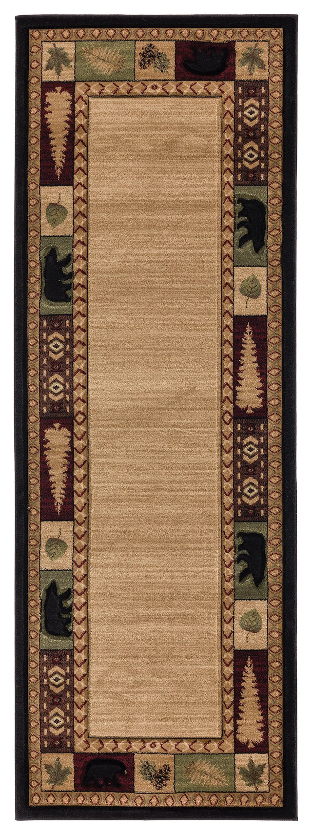 United Weavers Cottage Homestead Beige Rug - runner front view