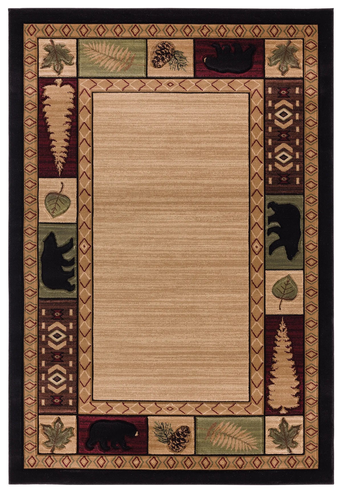 United Weavers Cottage Homestead Beige Rug - front view