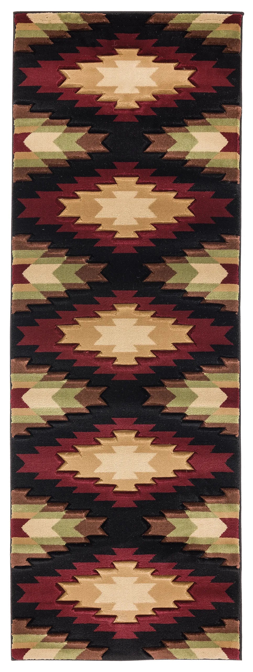 United Weavers Cottage Navajo Multi Rug - runner front view