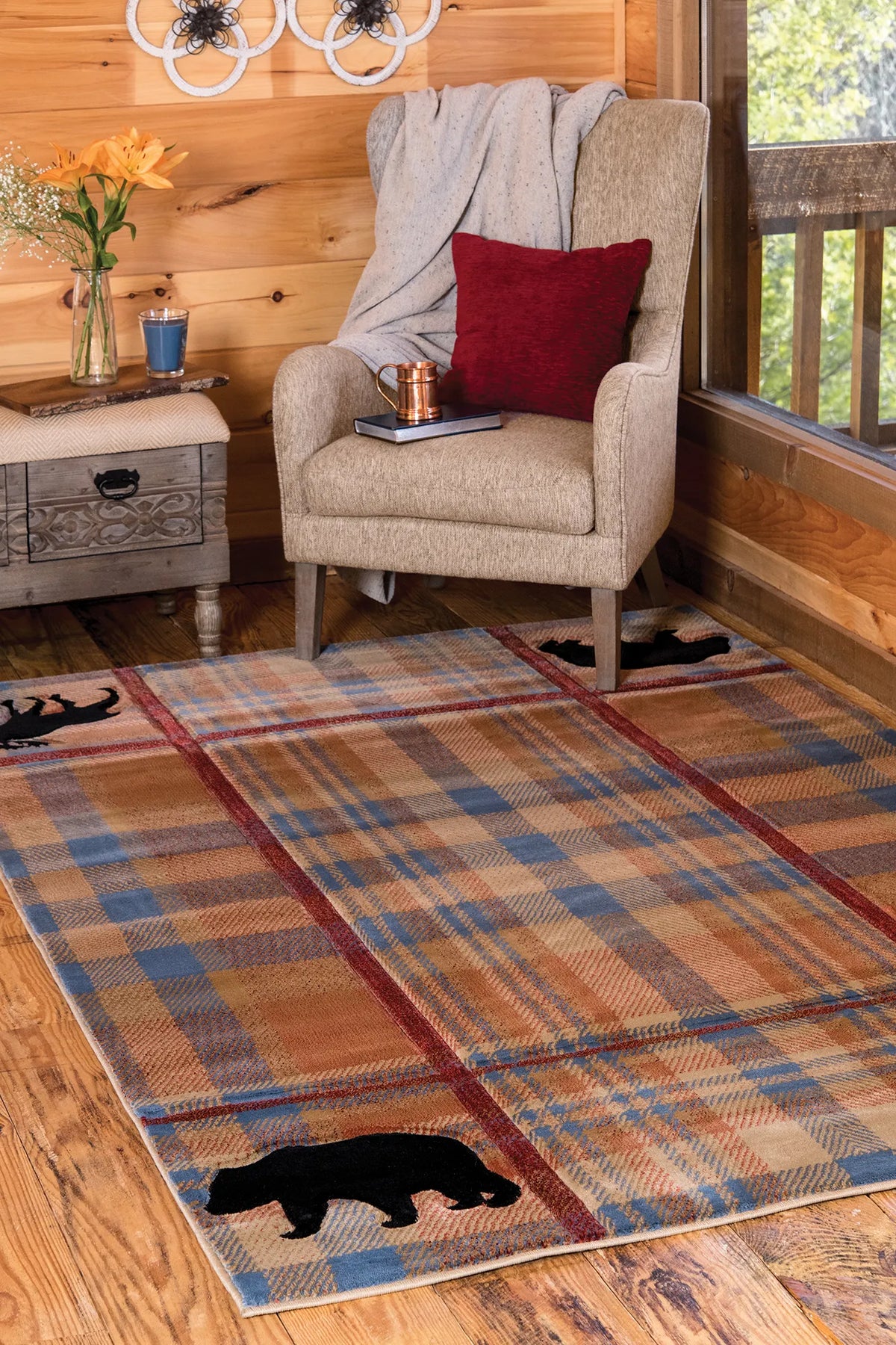 United Weavers Cottage Nomad Multi Rug - room scene