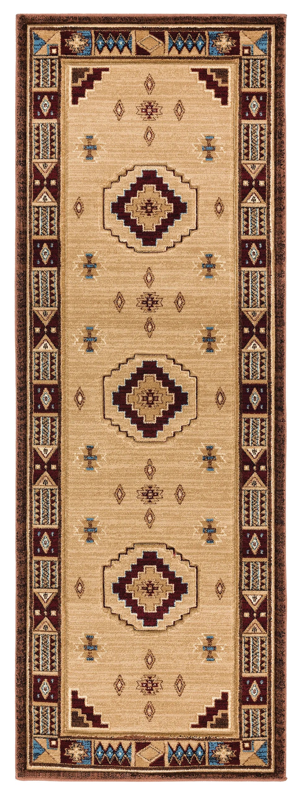 United Weavers Cottage Pelican Park Beige Rug - runner front view