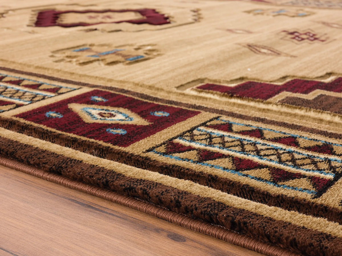 United Weavers Cottage Pelican Park Beige Rug - pile height detail