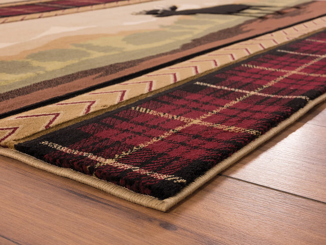 United Weavers Cottage Rose Hill Beige Rug - second angle view