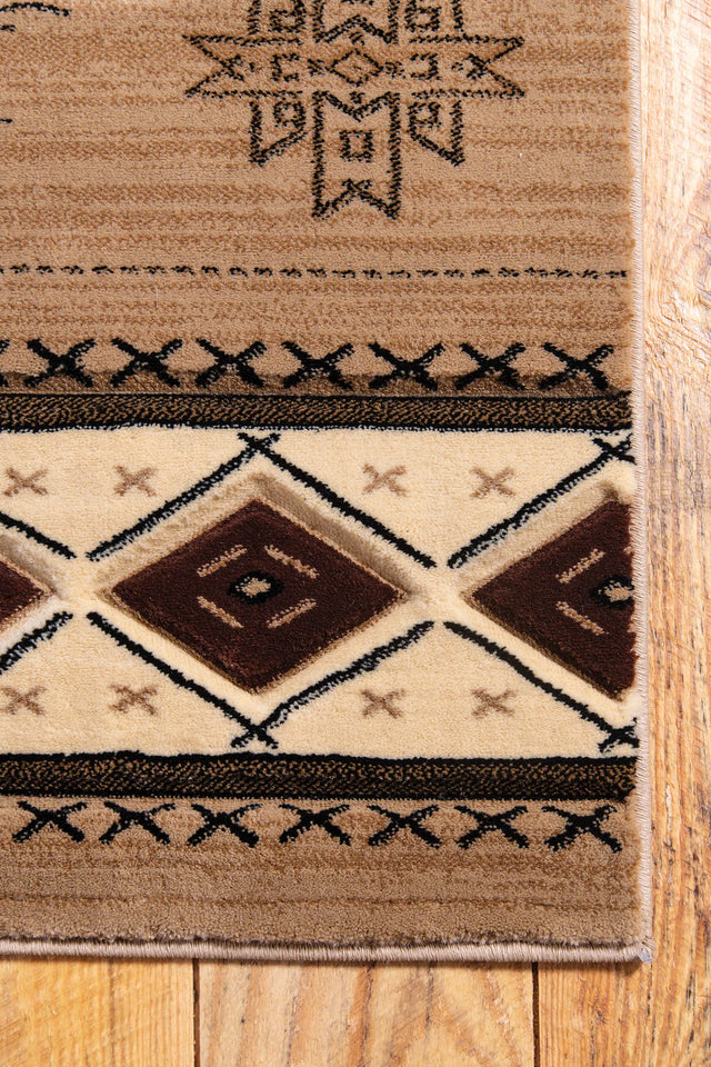 United Weavers Cottage Timberland Beige Rug - angle view