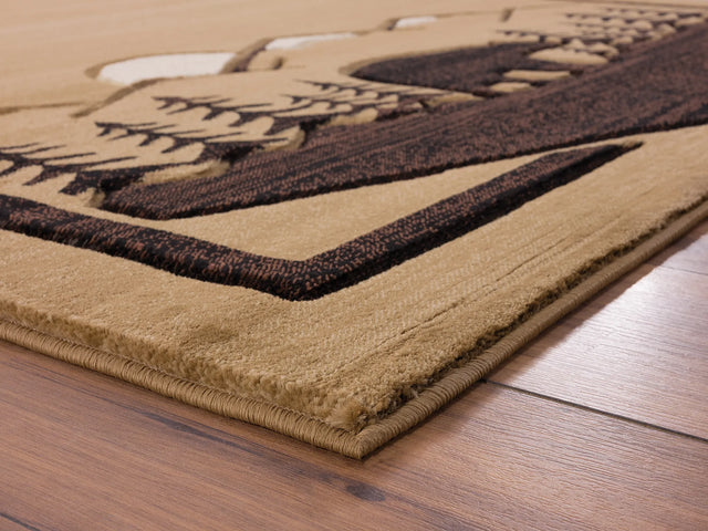 United Weavers Cottage Treetops Beige Rug - second angle view