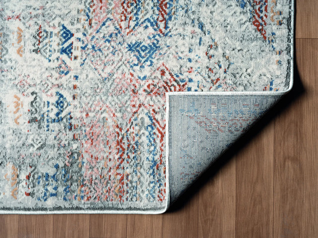 United Weavers Crockett Mosaic Multi Rug - backing detail