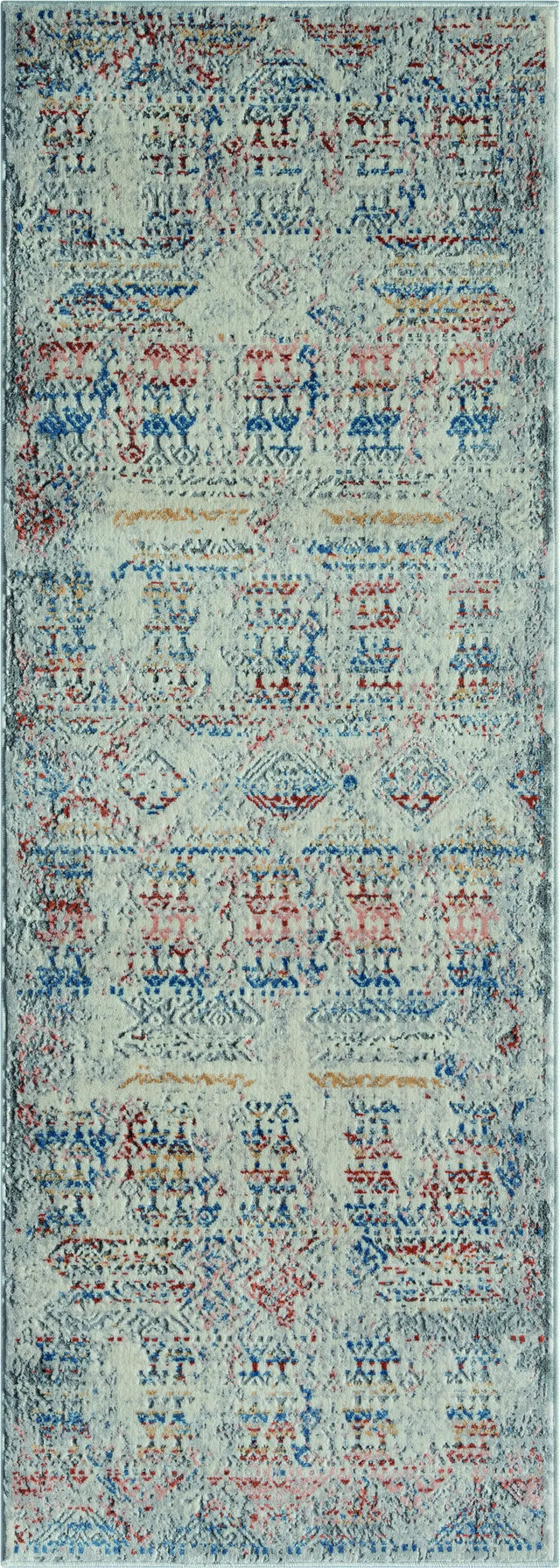 United Weavers Crockett Mosaic Multi Rug - runner front view