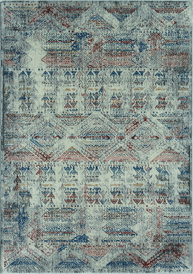 United Weavers Crockett Mosaic Multi Rug - front view