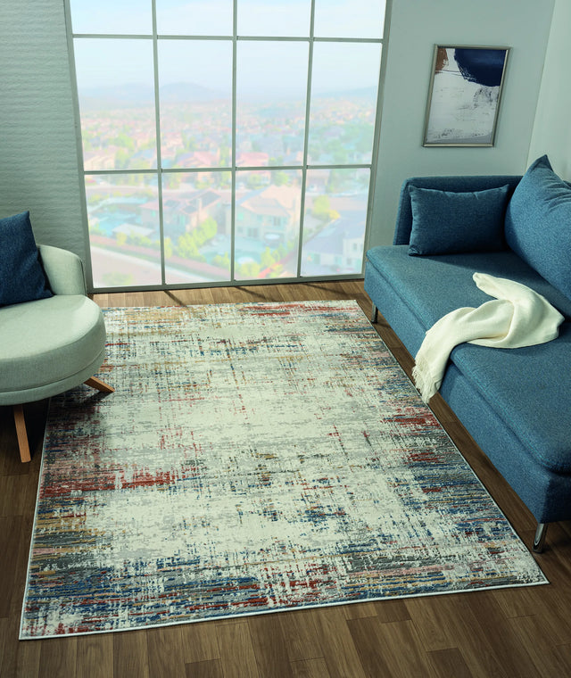 United Weavers Crockett Rustic Multi Rug - runner room scene