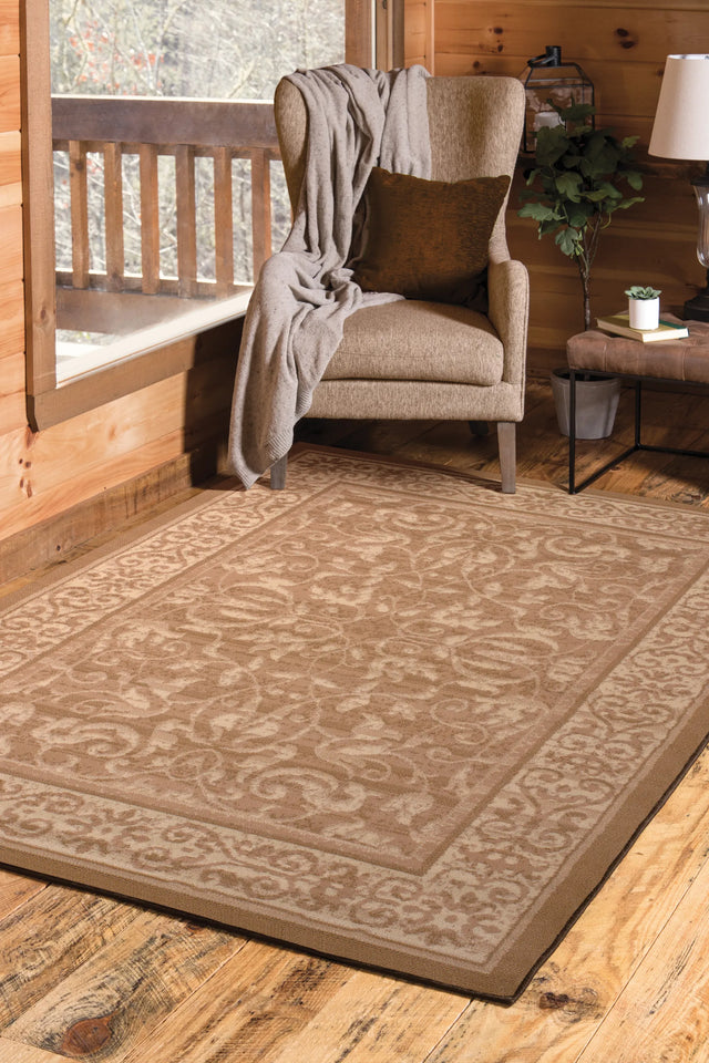 United Weavers Dallas Baroness Beige Rug - second room scene