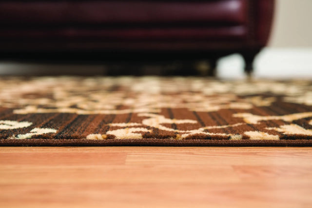 United Weavers Dallas Countess Brown Rug - pile height detail