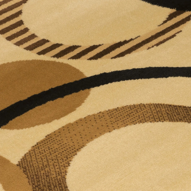 United Weavers Dallas Hip Hop Ivory Rug - close-up detail