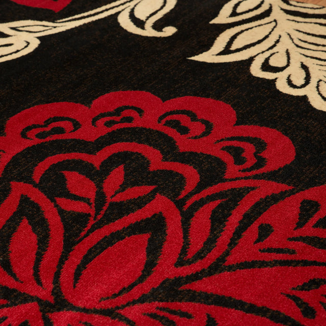 United Weavers Dallas Trouseau Red Rug - close-up detail