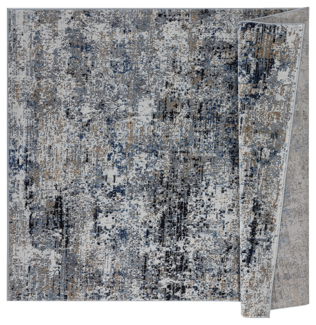 United Weavers Eternity Barcelona Blue Rug - backing detail