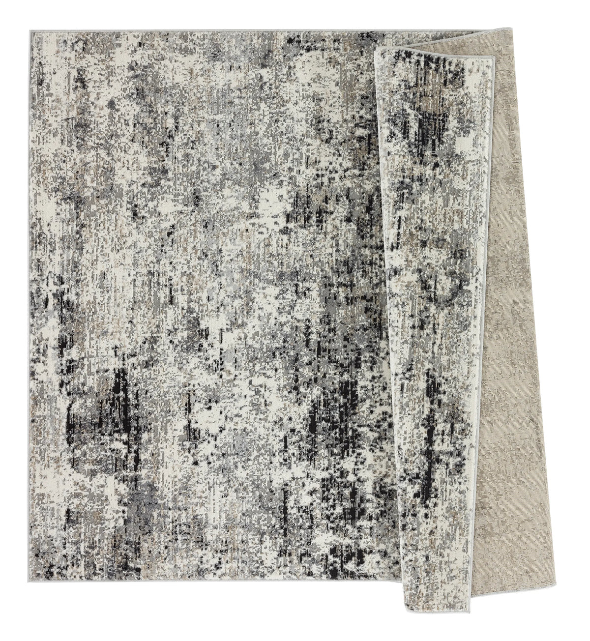 United Weavers Eternity Barcelona Charcoal Rug - backing detail