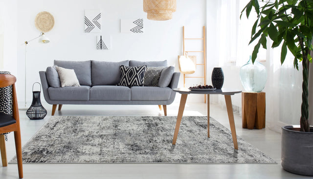 United Weavers Eternity Barcelona Charcoal Rug - second room scene