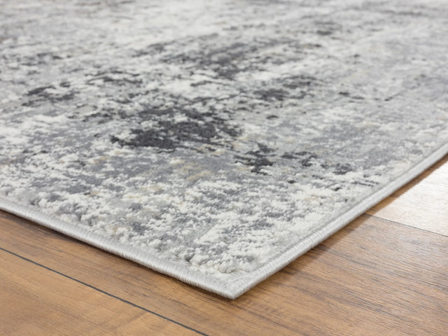United Weavers Eternity Elixir Charcoal Rug - angle view