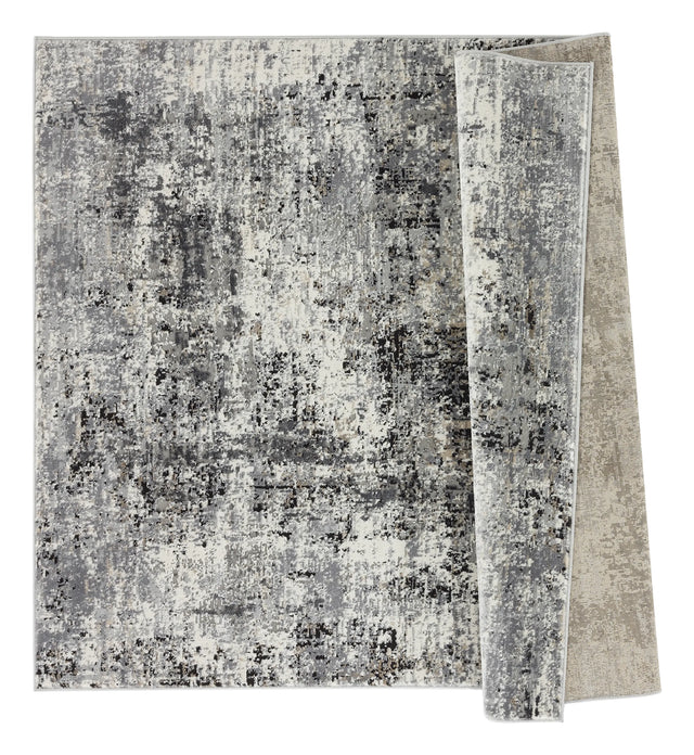 United Weavers Eternity Elixir Charcoal Rug - backing detail